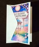 Glossy Inkjet Note Card Singles and Envelopes