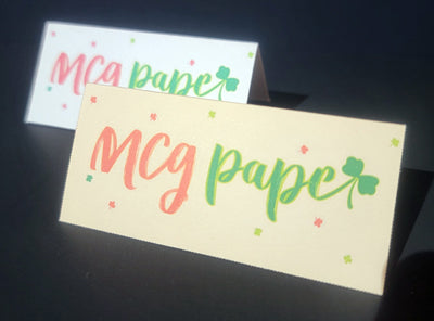 Printable Place Cards for Inkjet or Laser Printers