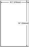 8.5 x 14 Legal Size Brochure