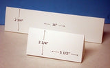 Table Tent Cards Rectangle Horizontal Format