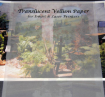 Clear Vellum Inkjet or Laser