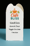 Arcged Table Tent Card Stock