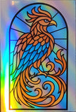 Rainbow Vinyl Bumper Sticker Paper Gloss Finish for Inkjet
