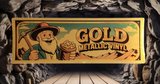 Gold Reflective Glossy Vinyl Sheets for Inkjet Printers