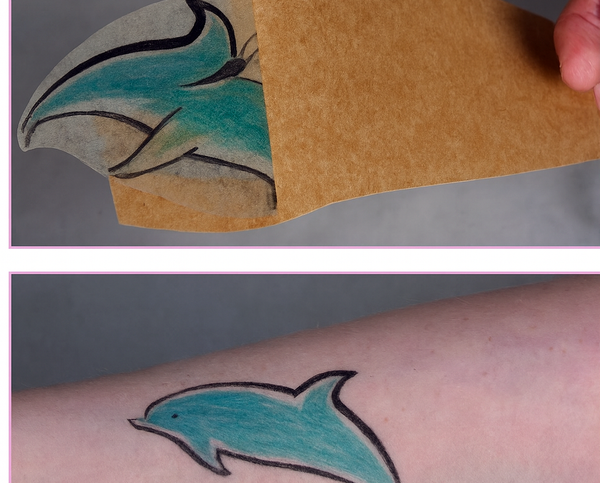 Temporary Body Art Tattoo Film For Use With Inkjet Printers