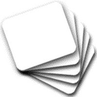 3.5 x 3.5 Square Mousepad Coasters