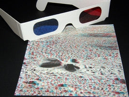 Red / Blue Viewer 3D Glasses Inkjet Laser Paper Kit