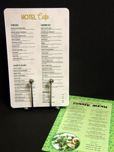 Menu Cardstock Rounded Edge