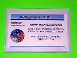 Magnetic Business Card Photo Frame 2-1/2 x 3-1/2 mcgpaper Magnetic Business Card Photo Frame 2-1/2 x 3-1/2 mcgpaper