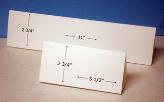 table tent size Table Tent Cards Landscape Format for Inkjet or Laser Printers – mcgpaper