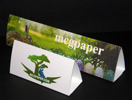 folded tent card Table Tent Cards Landscape Format