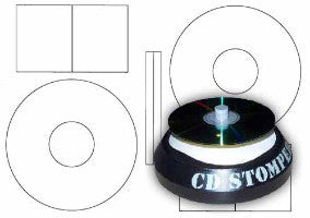 Printable Blank CD Stomper Labels Refill Sheets Mcgpaper